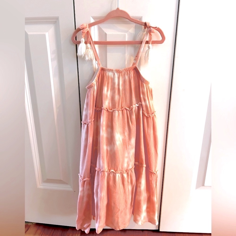 Jessica Simpson Spaghetti Girls Salmon Dress 3T